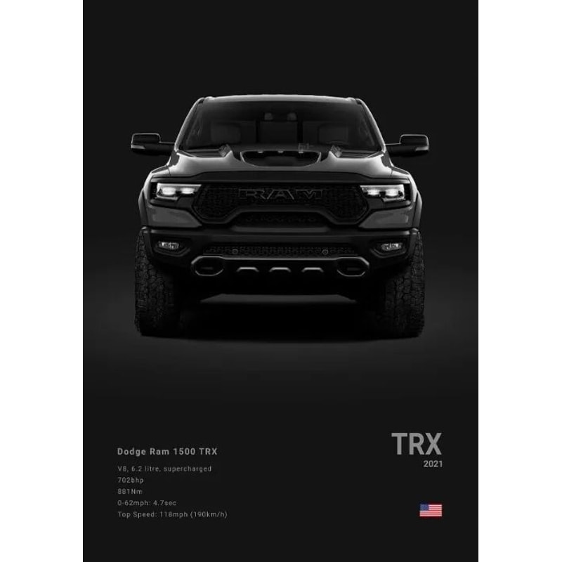 Dodge Challenger SRT Hellcat Redeye Canvas Poster HighPerformance Muscle Car Photography For Moder 18