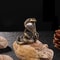 Pure Copper Mini Snake Statue Antique Bronze Desktop Ornament Zen Interior Decor Figurine 1