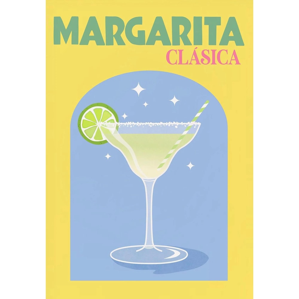 Colorful Simplicity Cocktail Posters Trendy Drink Prints Whiskey Bar Cart Canvas Art For Modern H 11