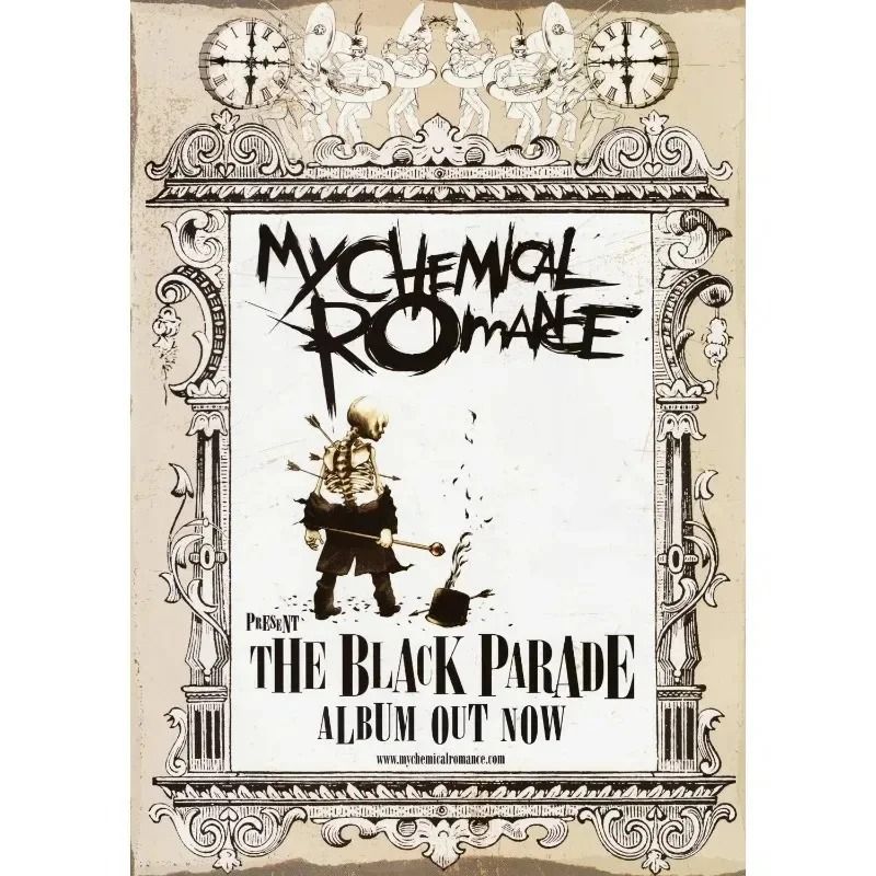 My Chemical Romance Band Posters MCR Singer Canvas Painting Alternative Rock Music Wall Art Print 10