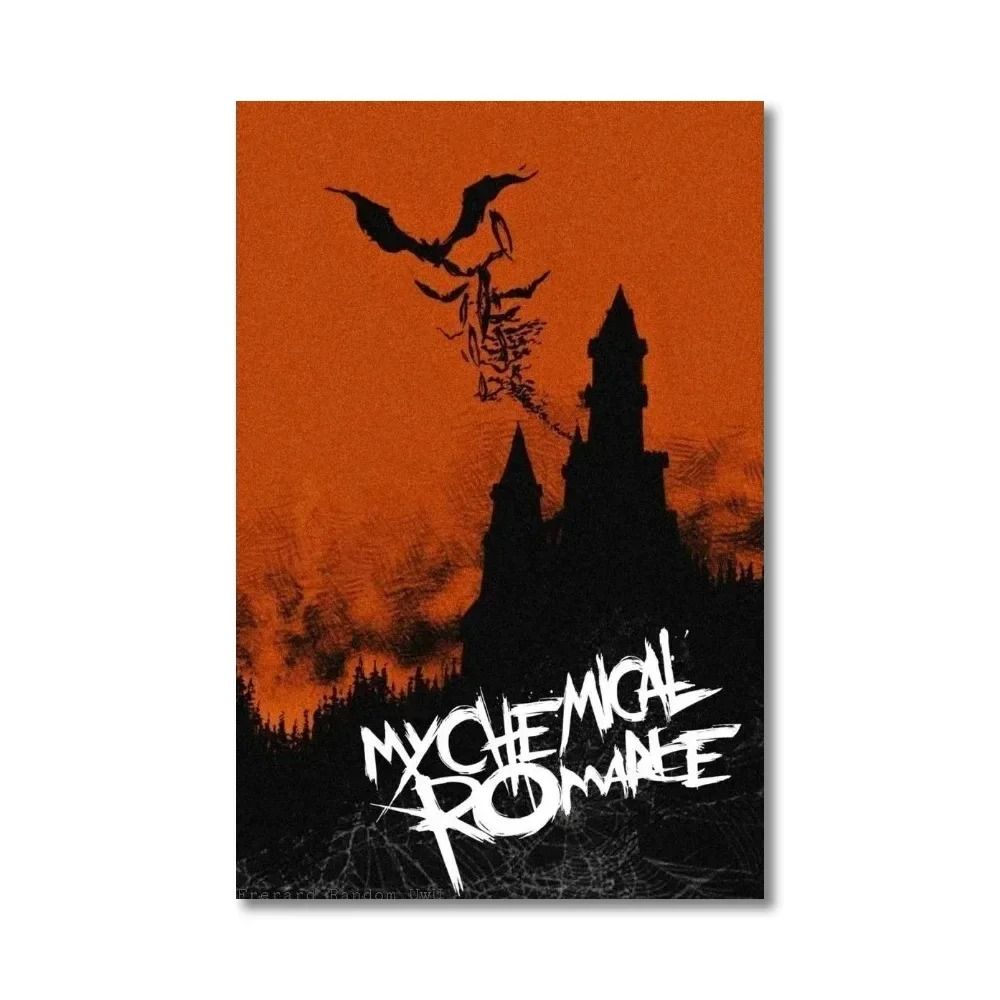 My Chemical Romance Band Posters MCR Singer Canvas Painting Alternative Rock Music Wall Art Print 4