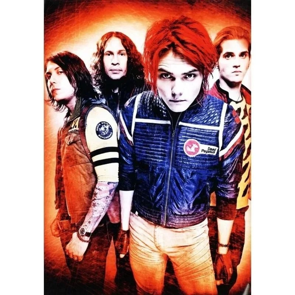 My Chemical Romance Band Posters MCR Singer Canvas Painting Alternative Rock Music Wall Art Print 8