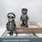 Cool Skeleton Figurines Modern Skull Resin Statues Miniature Gothic Sculptures For Desktop Home O 2