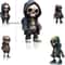Cool Skeleton Figurines Modern Skull Resin Statues Miniature Gothic Sculptures For Desktop Home O 5