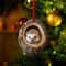 Acrylic Animal In Tree Trunk Christmas Ornaments Cute Bunny Owl Squirrel Hedgehog Festive Hanging 12