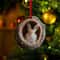 Acrylic Animal In Tree Trunk Christmas Ornaments Cute Bunny Owl Squirrel Hedgehog Festive Hanging 8
