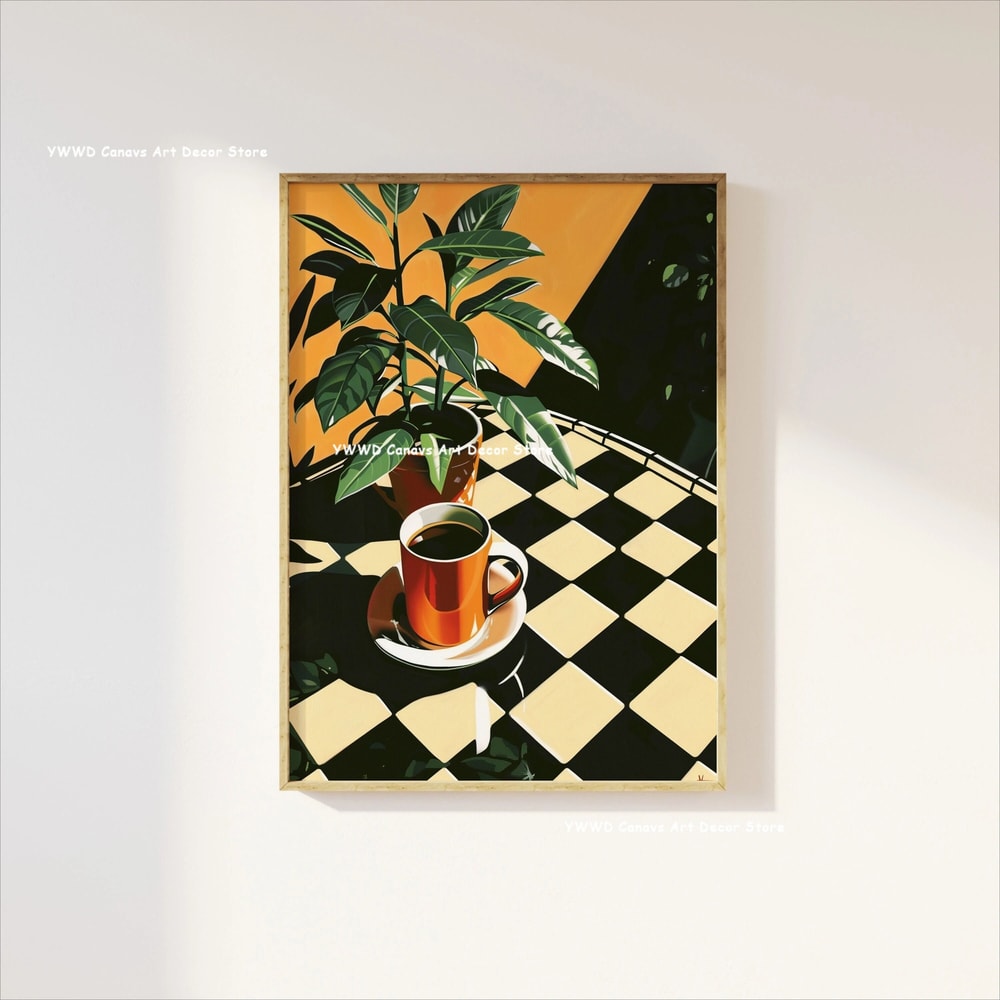 Buongiorno Espresso What Is Tea Canvas Prints Chic Food Beverage Wall Art For Modern Kitchen Li 6