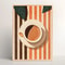 Retro Coffee Warm Stripes Poster Minimalist Food Beverage Kitchen Wall Art Restaurant Print For 15