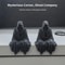 3D Printed Hooded Cloaked Statue Mysterious Gothic Dark Ornament Stealthy Figurine For Desk Shelf 3