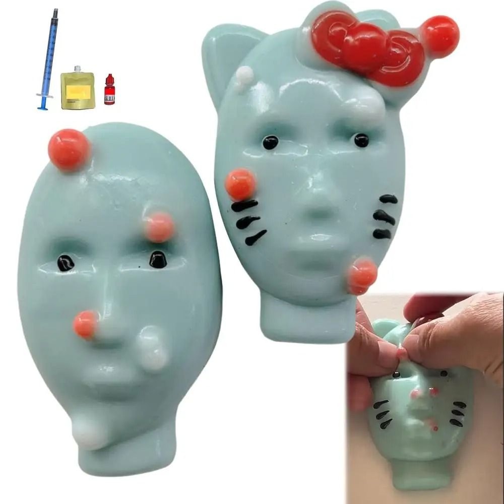 Funny Pimple Popper Acne Relief Toy Reusable Low Rebound Decompression Toy Unique Home Decoration 5