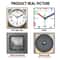 Simple Wall Clock Silent Quartz Timepiece For Living Room Bedroom Kitchen Home Decoration 2