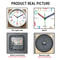 Simple Wall Clock Silent Quartz Timepiece For Living Room Bedroom Kitchen Home Decoration 2