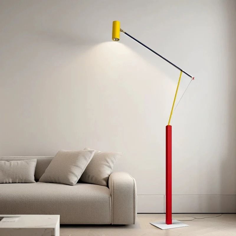 Nordic Colorful Floor Lamp Height Adjustable Simple Art Reading Lamp For Bedroom Decor Living Roo 5