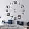 Modern DIY Large Wall Clock 3D Acrylic Mirror Sticker Clock Quartz Movement For Fashionable Livin 4
