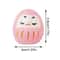 Japanese Ceramic Daruma Doll Miniature Lucky Charm Fortune Ornament For Home Decor Landscape Craft 5
