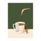 Coffee Diver Canvas Poster Trendy Kitchen Gallery Art Surreal Coffee Lover Wall Decor 7