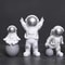 4Piece Astronaut Figure Set Spaceman Sculpture Educational Toy For Desktop Home Decoration Space 11