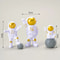 4Piece Astronaut Figure Set Spaceman Sculpture Educational Toy For Desktop Home Decoration Space 13