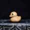 Funny Middle Finger Duck Handmade Wooden Statue Bold Witty Mini Duck Figurine For Home Office 4