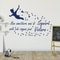 Italian Peter Pan Never Stop Dreaming Wall Decal Enchanting Nursery Kids Room Decor 1