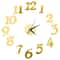 2D Frameless DIY Mirror Wall Clock Modern Quartz Wall Sticker Decor For Living Room Office 14