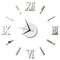 2D Frameless DIY Mirror Wall Clock Modern Quartz Wall Sticker Decor For Living Room Office 15