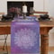 Bohemian Mandala Flower Linen Table Runner Farmhouse Kitchen Dining Decor Wedding Party Table Run 1
