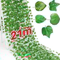 artificial green ivy vine garland – 10-string hanging creeper rattan for garden, wedding & home decor