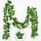 Artificial Green Ivy Vine Garland 10String Hanging Creeper Rattan For Garden Wedding Home Decor 10