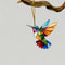 Acrylic Colorful Hummingbird Hanging Pendant Kawaii Room Decor Window Ornament Car Keychain 2