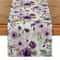 Watercolor Floral Green Plant Linen Table Runner Seasonal Kitchen Dining Decor Reusable Wedding P 6