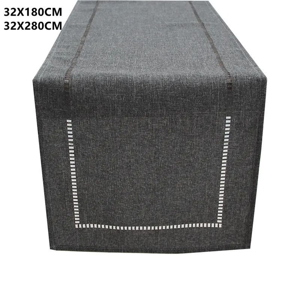 Basic Linen Style Table Runner Modern Minimalist Dining Runner Versatile Tablecloth For Party Hol 5