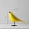 Yellow Wave Point Art Animal Figurines Funny Owl Pumpkin Bird Statues For Modern Home Desktop De 12