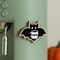 Wooden Halloween Bat Decorative Stickers Cute CoffeeLoving Bat Design For Refrigerator Coffee Mac 0