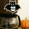 Wooden Halloween Bat Decorative Stickers Cute CoffeeLoving Bat Design For Refrigerator Coffee Mac 3