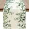 Eucalyptus Leaf Table Runner Spring Green Botanical Pattern For Modern Cabinets Fresh Home Decor 8