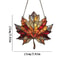 2D Flat Thanksgiving Acrylic Maple Leaves Light Catcher Autumn Celebration Home Door Hanging Deco 5
