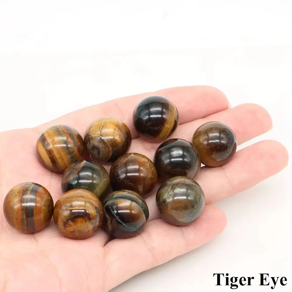 16mm Natural Stone Round Ball Set Amethyst Rose Quartz Healing Crystal Spheres For Chakra Zen Hom 15