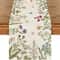 Spring Daisy Flowers Linen Table Runner Refreshing Farmhouse Kitchen Decor Floral Dresser Scarf F 6