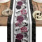 Halloween Gothic Skull Crow Table Runner Victorian Rose Linen Holiday Party Decor Reusable Dinin 0