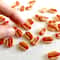 5Piece Mini Resin Hotdog Miniatures Kawaii Fake Food Dollhouse Ornament DIY Micro Landscape Craft 1