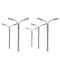 5Piece NScale Model Platform LED Street Lamps HighPrecision 1160 Miniature Garden Lamps For Railwa 0