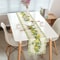 Spring Summer Lemon Floral Linen Table Runner Refreshing Seasonal Dresser Scarf Botanical Holida 1