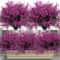 12Bunch Outdoor Artificial Flower Collection UVResistant Plastic Shrubs Fake Greenery For Garden 1