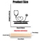 Custom Stethoscope Metal Statue Personalized Medical Art With Solid Wooden Base For Doctors Desk 6
