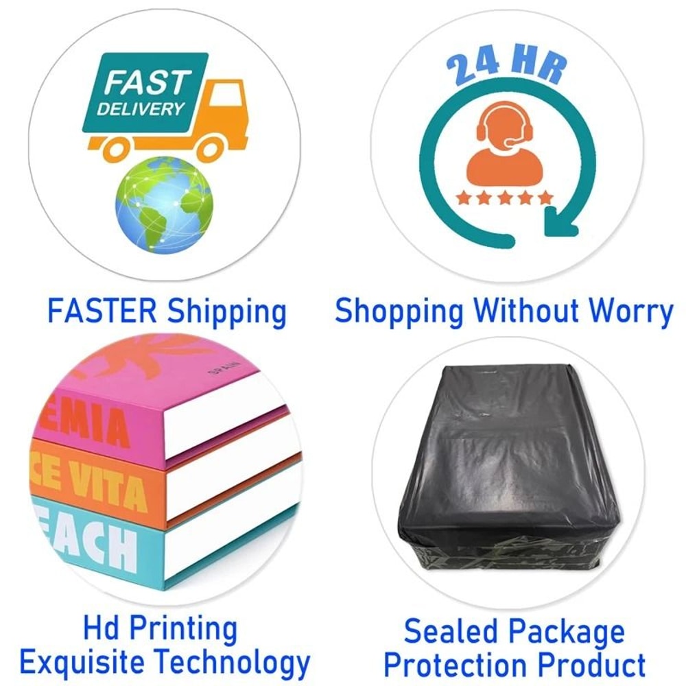 Artisanal Masterpiece Decorative Books Van Gogh Monet Painting Storage Boxes For Coffee Tables Sh 5