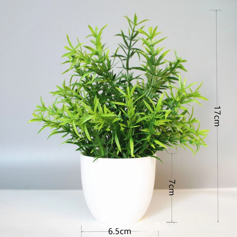 Artificial Potted Bonsai HighFidelity Faux Greenery For Modern Indoor Outdoor Architectural Decor 10
