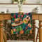 Mexican Style Colorful Printed Linen Table Runner Festive Cactus Sombrero Patterns For Day Of The 5