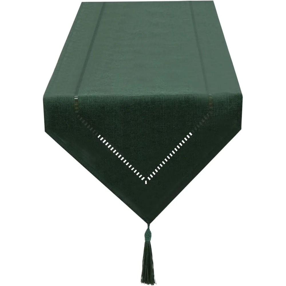 Modern Solid Color Linen Table Runner Minimalist Elegant Textile For Dining Tables Coffee Tables 8