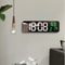 9Inch Large Digital LED Wall Clock Modern Smart Display With Temperature Humidity Night Mode Sens 0